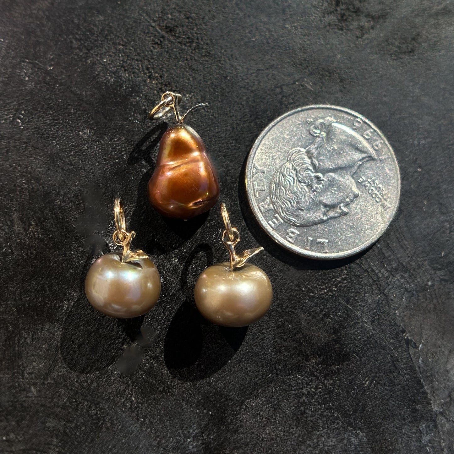 Autumn Harvest: Large Fruit Pearl Charms