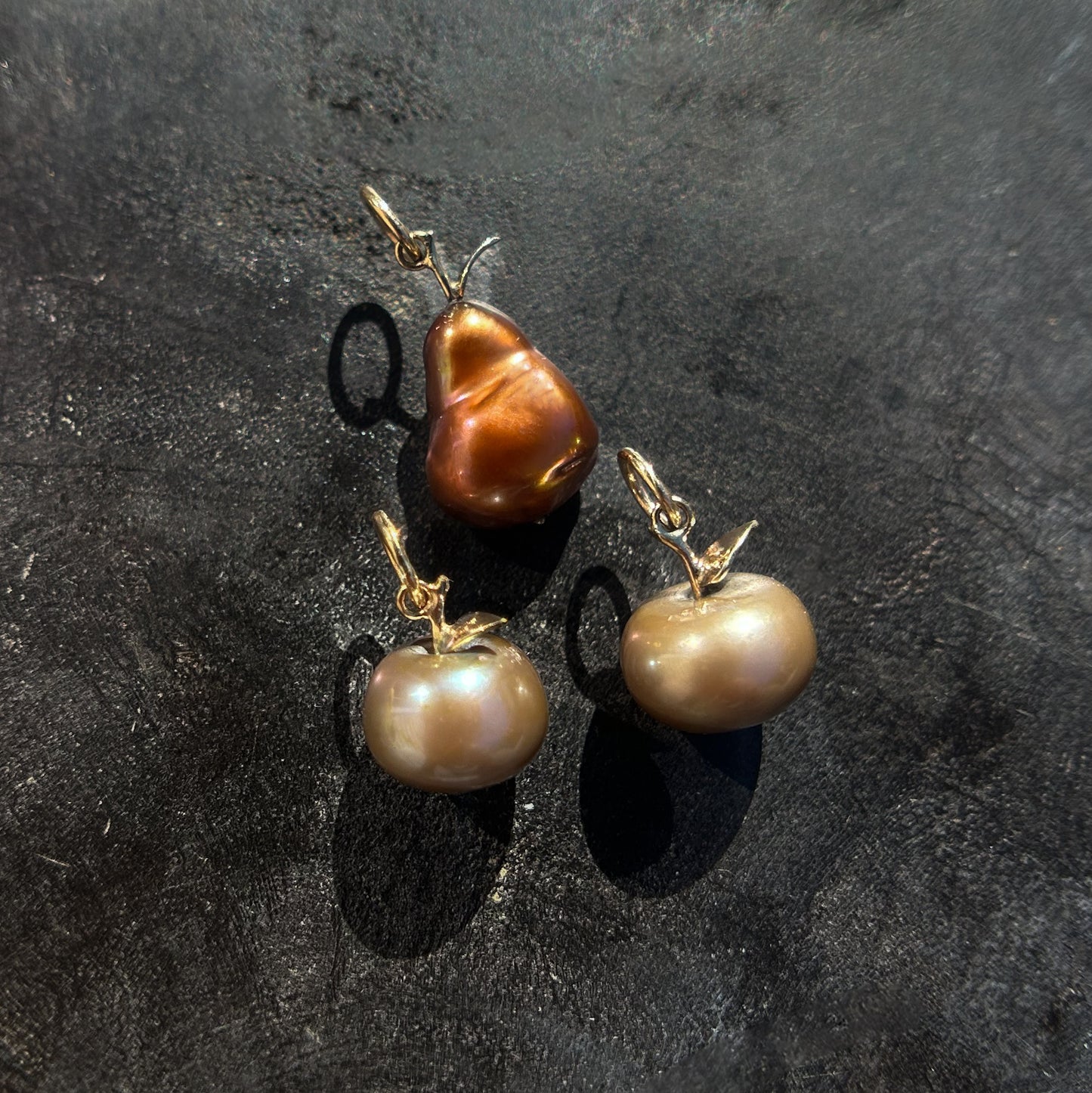 Autumn Harvest: Large Fruit Pearl Charms