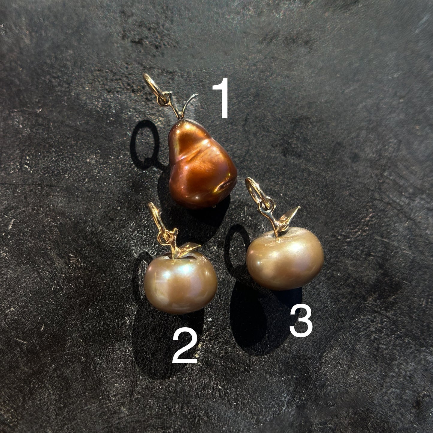 Autumn Harvest: Large Fruit Pearl Charms