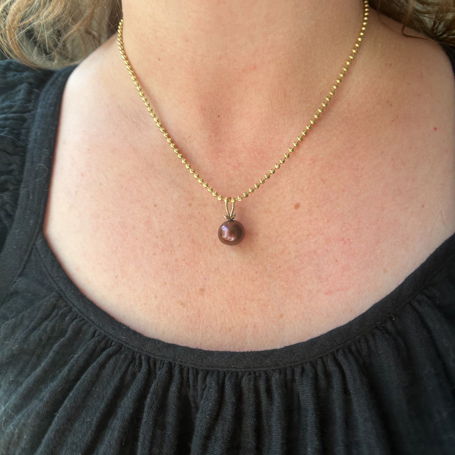 Summer Harvest: Large Tomato Pearl Charm