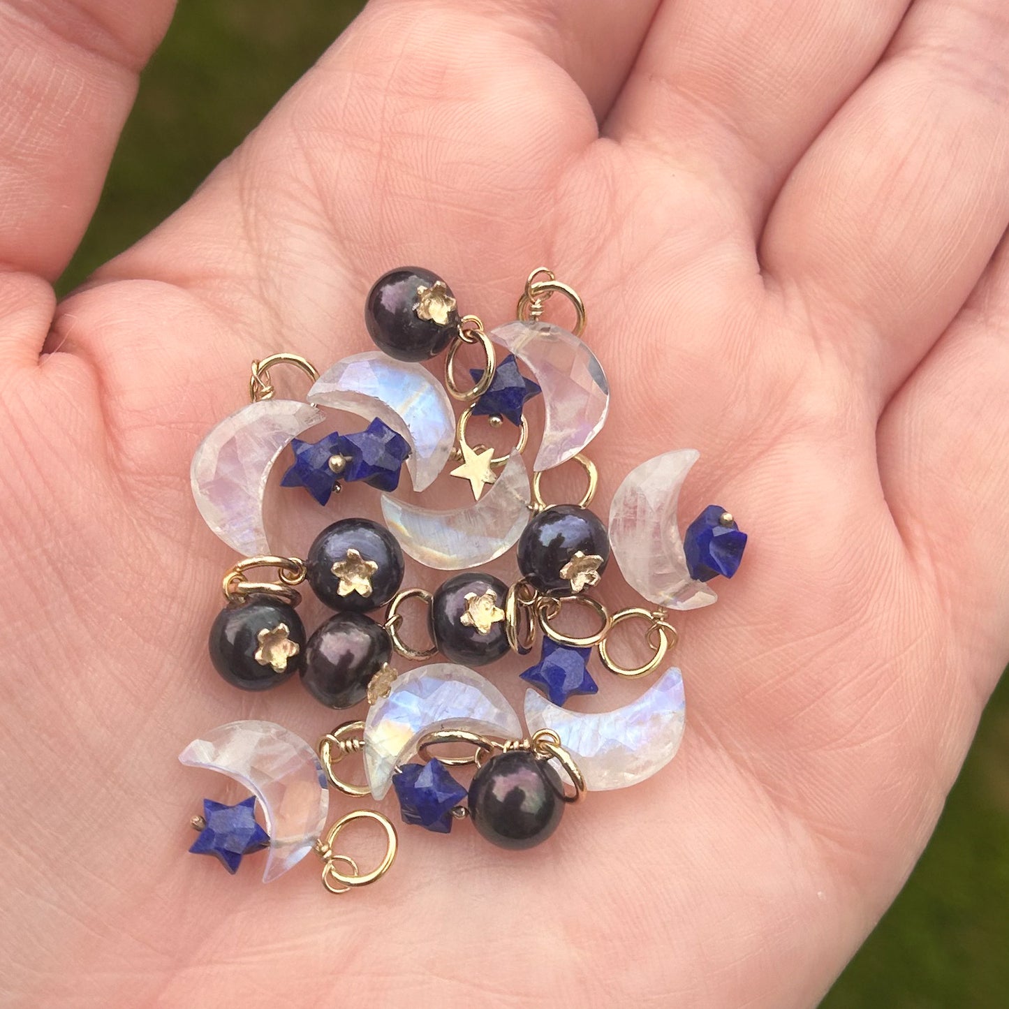 Blueberry Pearl Charm