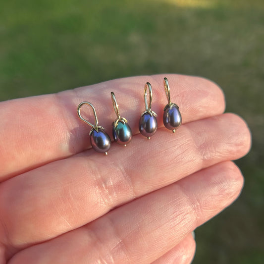 Summer Harvest: Mini Eggplant Pearl Charm