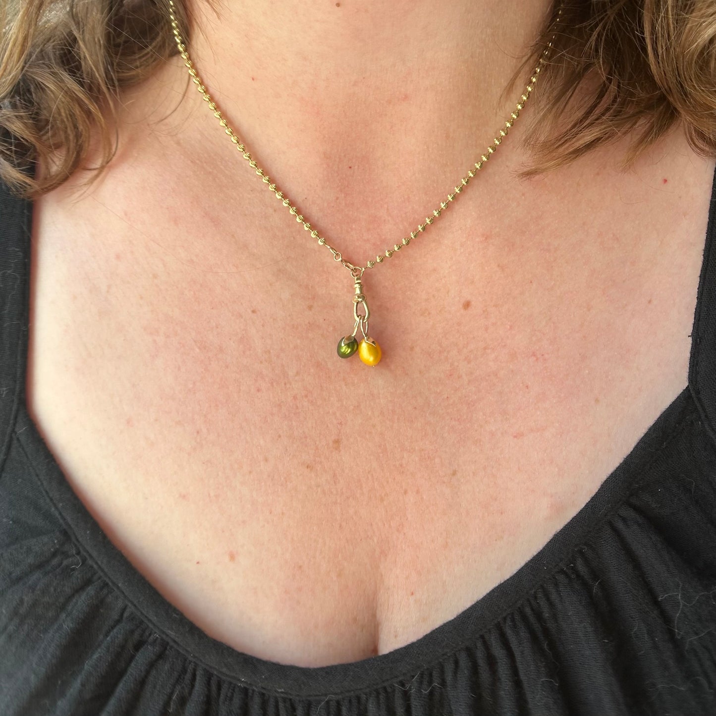 Summer Harvest: Lime Pearl Charm