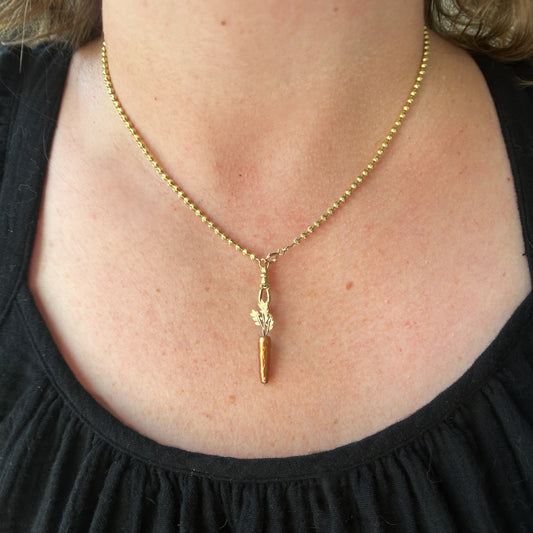 Summer Harvest: Carrot Pearl Charm