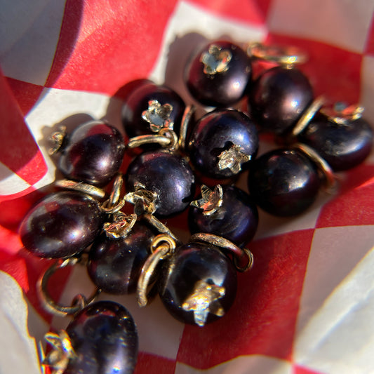 Blueberry Pearl Charm