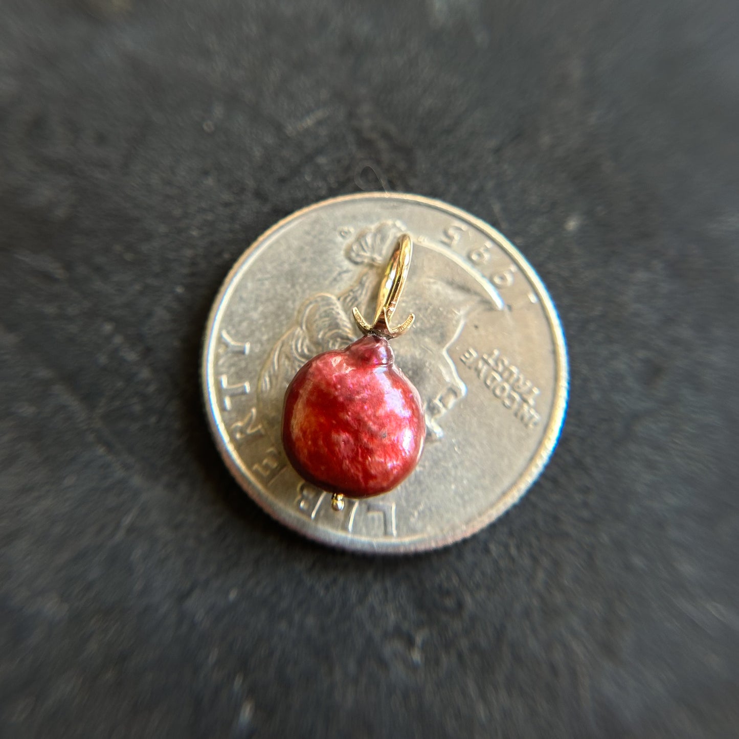 Summer Harvest: Pomegranate Pearl Charm
