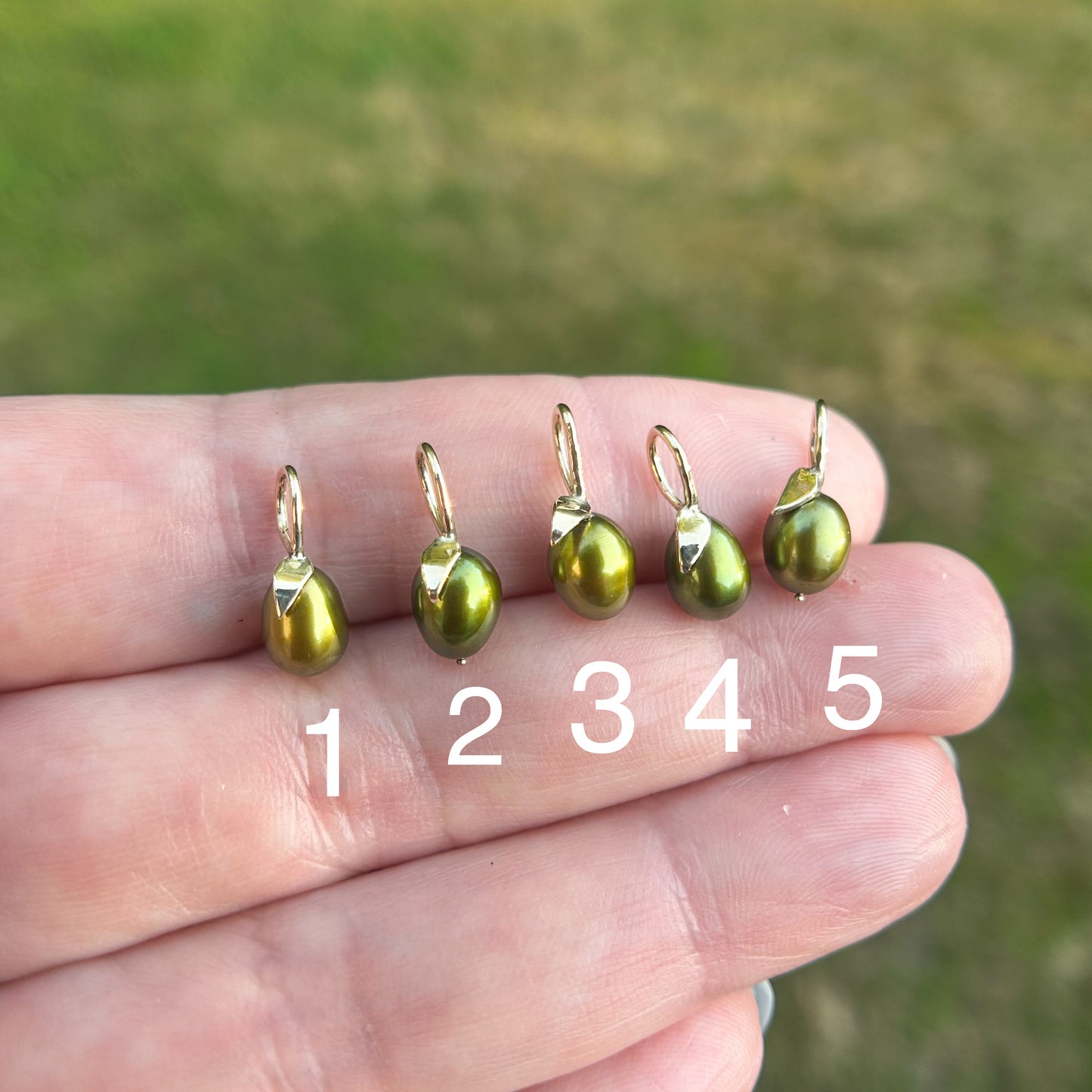 Summer Harvest: Lime Pearl Charm