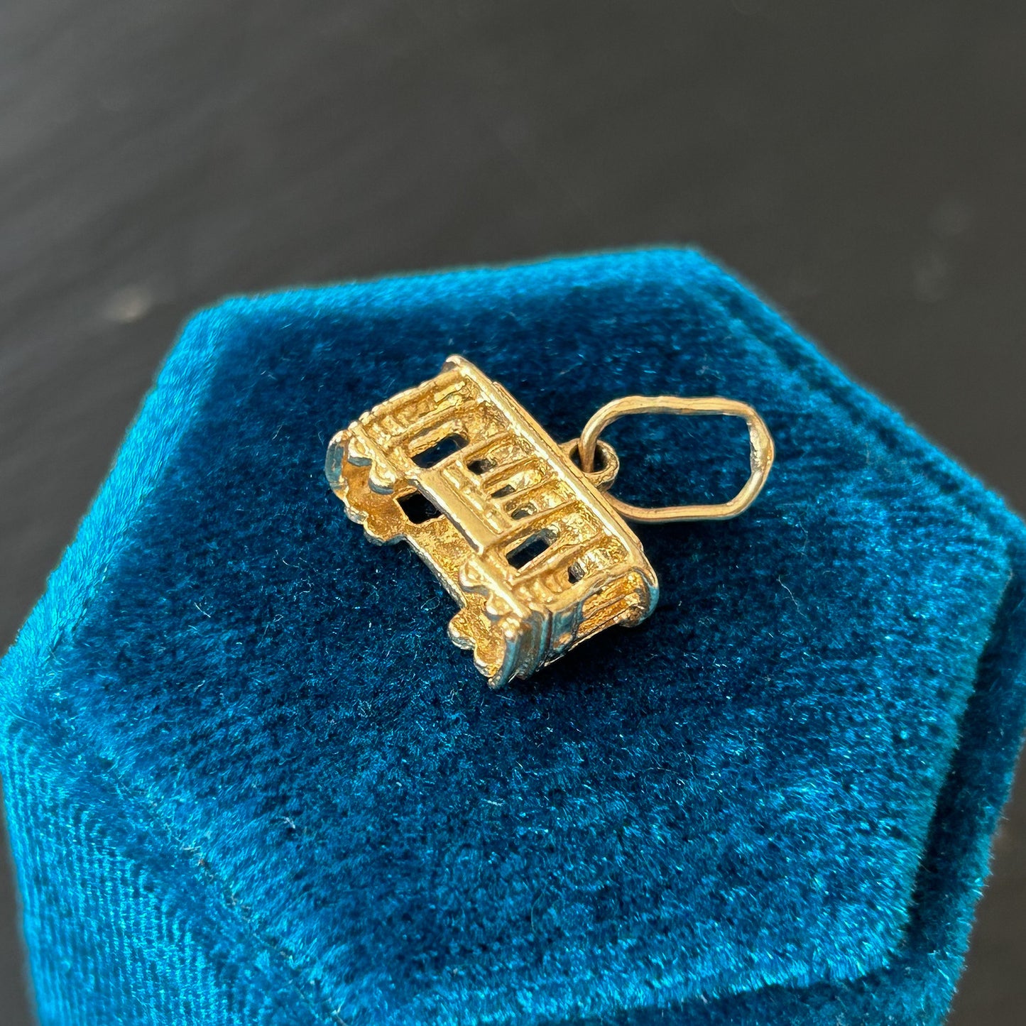 San Francisco Trolley Car Charm 14k