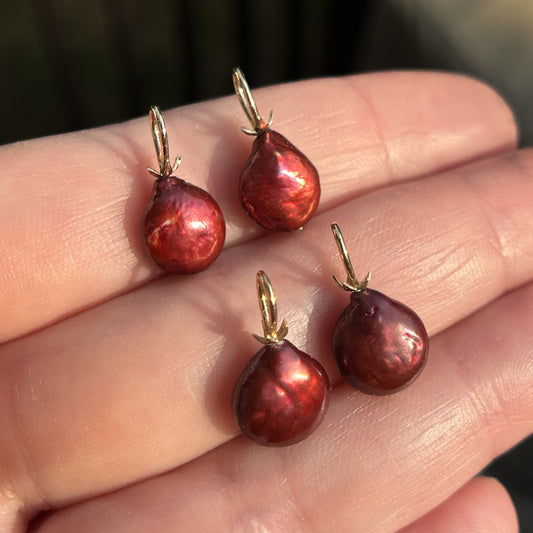 Summer Harvest: Pomegranate Pearl Charm