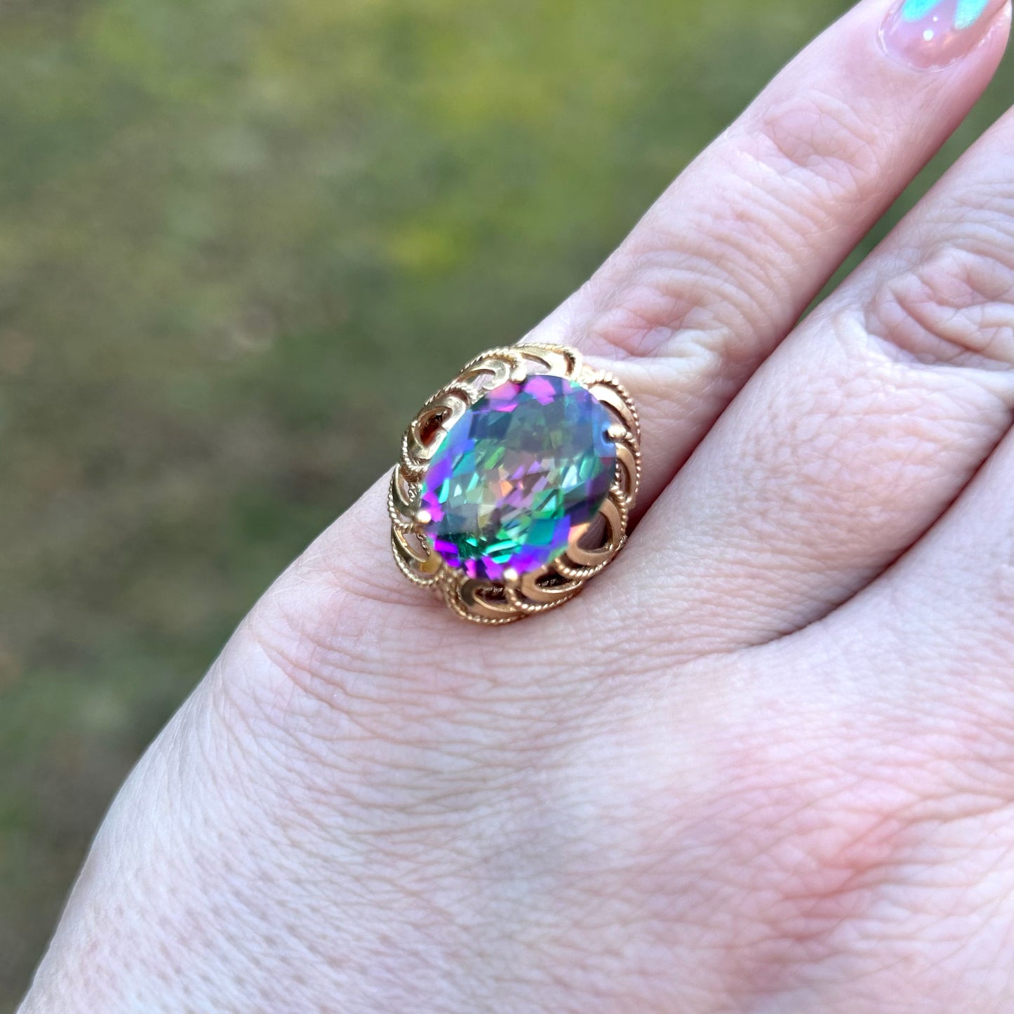 Mystic Topaz Ring