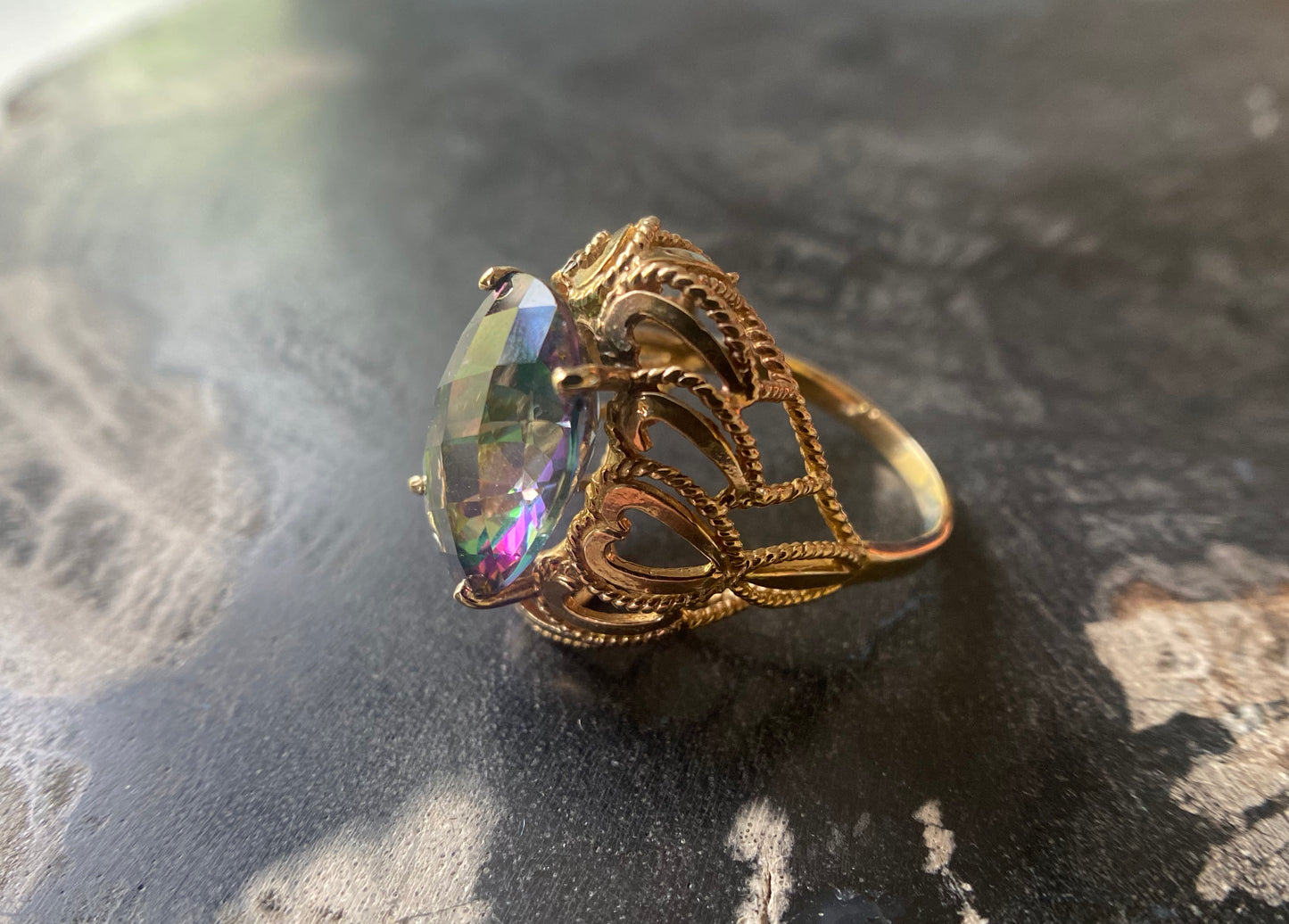 Mystic Topaz Ring